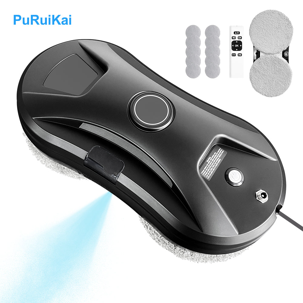 Automatic Window Cleaning Robot, Auto Water Spray,AI Path Planning,Remote Control