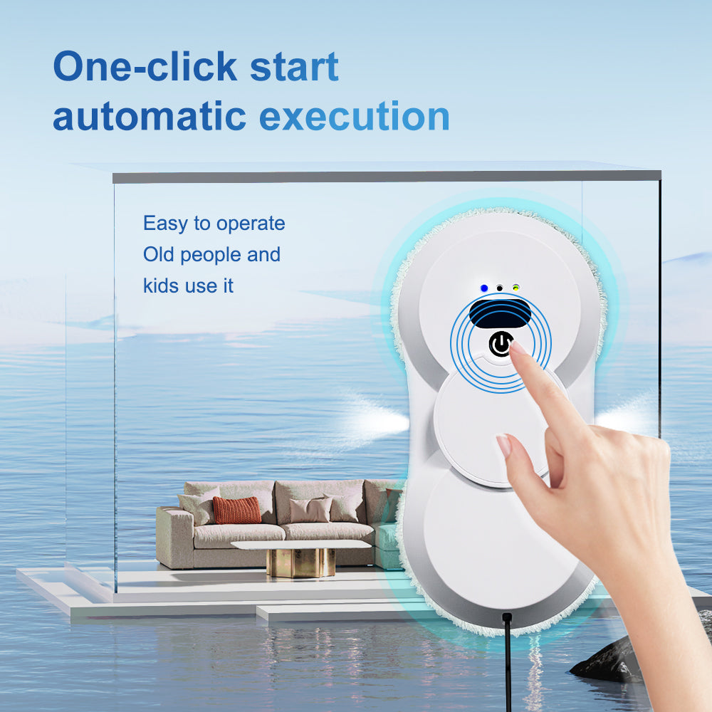 Window Cleaner Robot Upgraded Window Cleaning Robot with Auto Water Spray