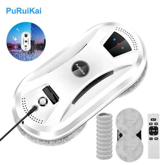 PuRuiKai AI Window Cleaning Robot Smart Automatic Cleaner Streak-Free