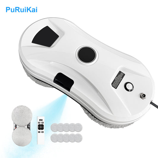 PuRuiKai Window Cleaning Robot  Auto-Spray Window Cleaner