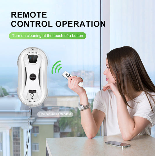 PuRuiKai AI Window Cleaning Robot Smart Automatic Cleaner Streak-Free