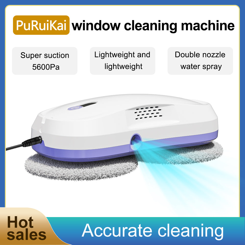 HCR-M8 Compact Dual-Spray Robot for Windows Cleaning | Puruikai Window Cleaning Robot