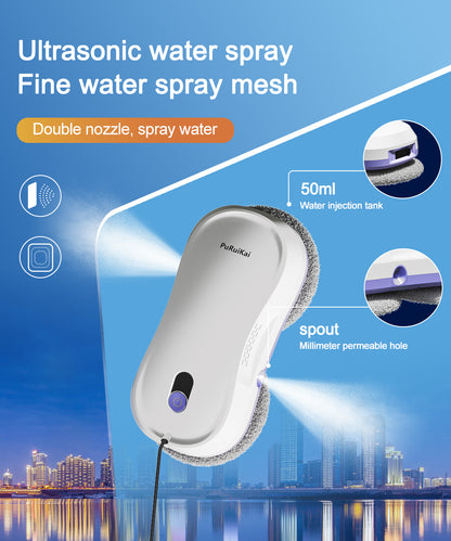 Auto Robot Window Cleaner Edge Detection Remote Robotic Windows Washer